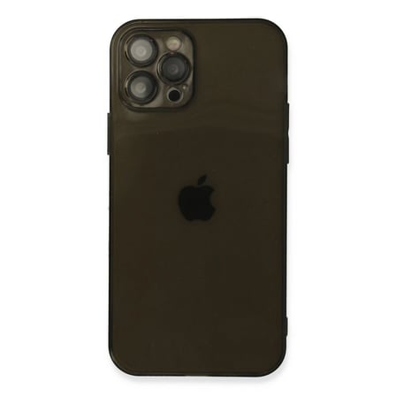 Apple İphone 12 Pro Kılıf Fly Lens Silikon - Siyah