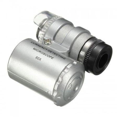 Iphone5 Için Uyumlu Kapaklı Lens Mikroskop Taşınabilir Mini Cep Boyutu Led Mikroskop No.9882ip5ii