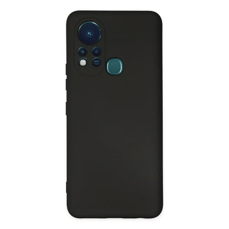 İnfinix Hot 11s Kılıf Nano İçi Kadife Silikon - Siyah