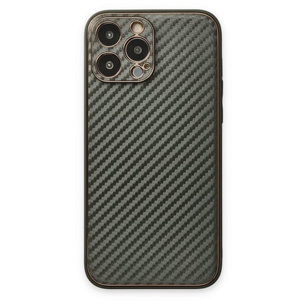 Apple İphone 13 Pro Kılıf Coco Karbon Silikon - Füme