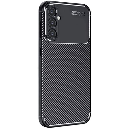 Samsung Galaxy A56 Kılıf Auto Focus Karbon Kapak - Siyah