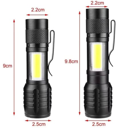 Wison Ws-5454 Cob Led Usb Şarjlı Mini El Feneri