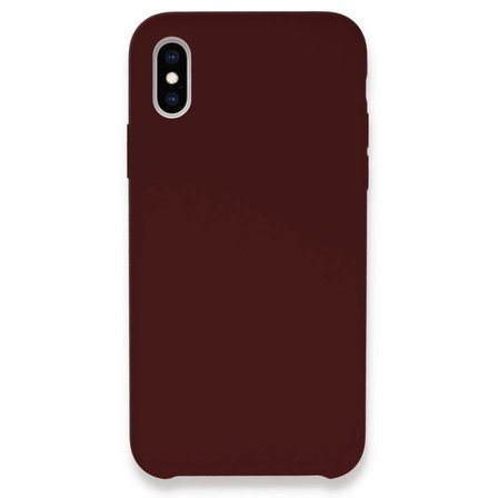 Apple İphone Xs Max Kılıf Lansman Legant Silikon - Bordo