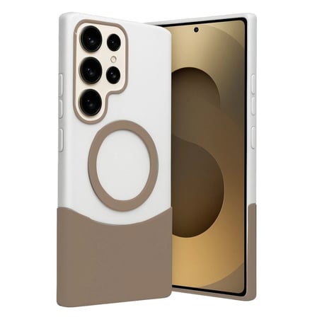 Joko Samsung Galaxy S23 Ultra Velar Magsafe Kapak - Çöl Titanyum