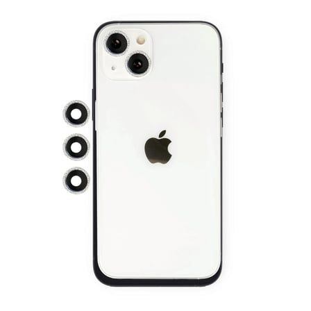 Apple İphone 14 Shine Kamera Lens - Gümüş