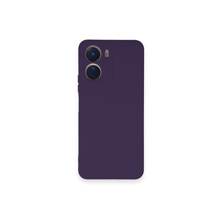 Vivo Y16 Kılıf Nano İçi Kadife Silikon - Mor