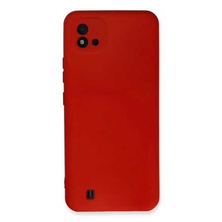 Realme C11 2021 Kılıf Nano İçi Kadife Silikon - Kırmızı