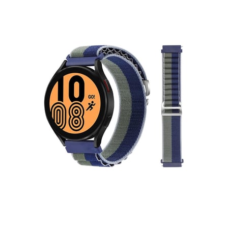 Watch 20mm Kr410 Kumaş Kordon - Lacivert-yeşil