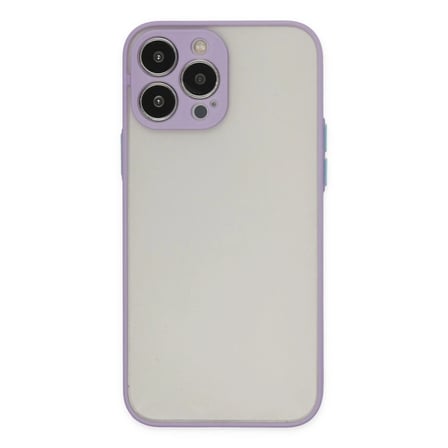 Apple İphone 14 Pro Kılıf Montreal Silikon Kapak - Mor