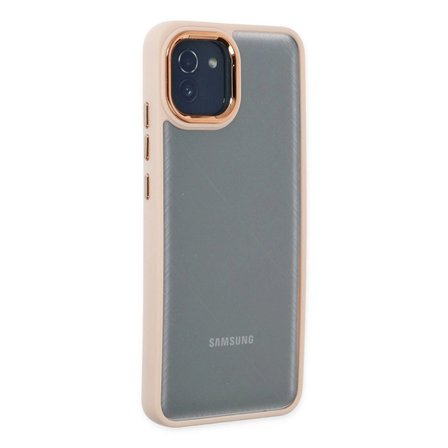 Samsung Galaxy A03 Kılıf Dora Kapak - Pudra