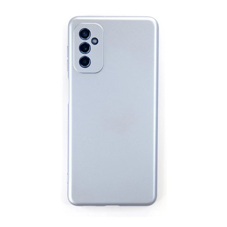Samsung Galaxy M52 5g Kılıf Nano İçi Kadife Silikon - Sky Blue