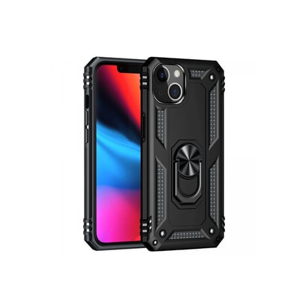 Apple İphone 14 Plus Kılıf Sofya Yüzüklü Silikon Kapak - Siyah