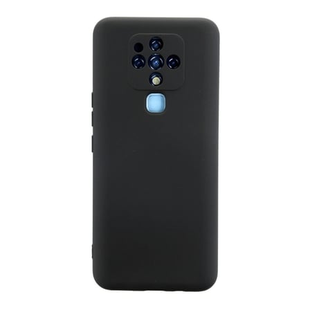 Tecno Camon 16 Kılıf Nano İçi Kadife Silikon - Siyah