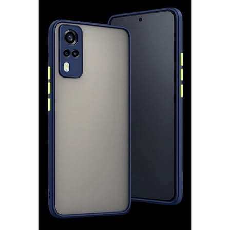 Vivo Y53s Kılıf Montreal Silikon Kapak - Lacivert