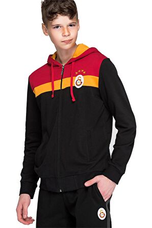 Galatasaray Orijinal Kapüşonlu Çocuk Sweat