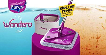 Kirli Temiz Su Ayıran Mikrofiber Mop