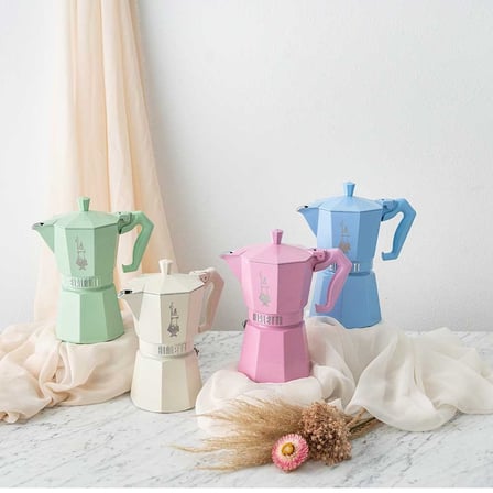 bialetti moka pot exclusive 6 cup yeşil