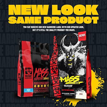 Mutant Mass Extreme Gainer – Whey Protein Powder – Build Muscle Size and Strength – High Density Clean Calories