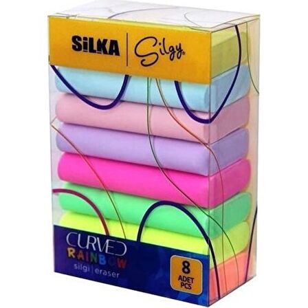 Silka Öğrenci Silgisi Raınbow 12 Li Art.28-12-LI-PKT
