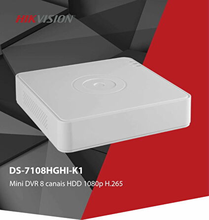 Hikvision DS-7108HGHI-K1 8 Kanal Dvr Kayıt Cihazı