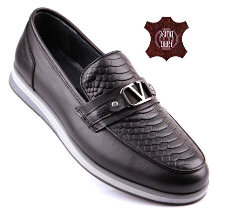 Detector Hakiki Deri Ortopedik Ultra Rahat Şık Erkek Ayakkabı 6140