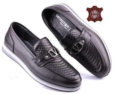 Detector Hakiki Deri Ortopedik Ultra Rahat Şık Erkek Ayakkabı 6140