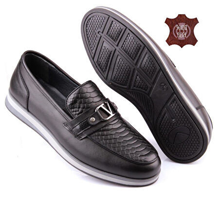 Detector Hakiki Deri Ortopedik Ultra Rahat Şık Erkek Ayakkabı 6140