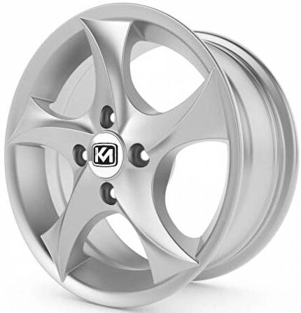 FORD UYUMLU JANT KM444 6X14 4X108 ET-35 67.2 SİLVER ( 4 ADET)
