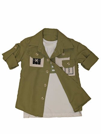 1617 GÖMLEK TİŞÖRT PANTOLON TAKIM