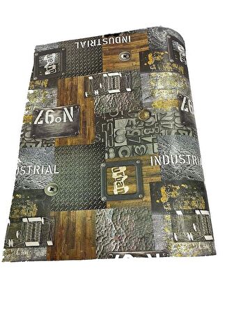 Desenli Kendiliginden Yapışkanlı Kaplama Folyosu 45 CM X 2 METRE
