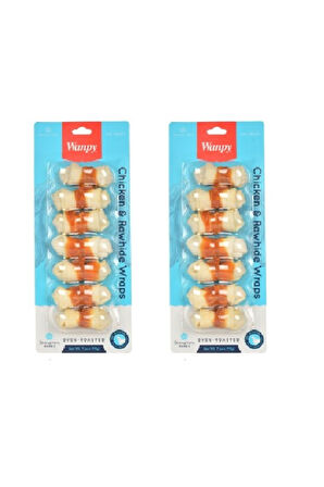 Wanpy Tavuk Sargılı Köpek Ödülü 90 Gr. X 2 Adet
