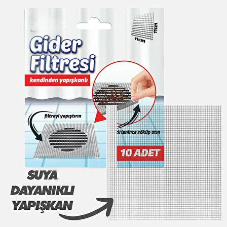 Kendinden Yapışkanlı Gider Filtresi