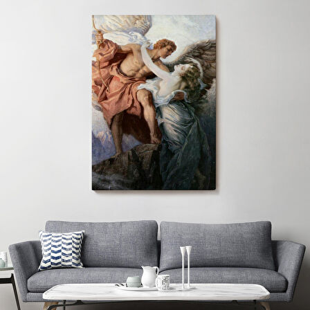 Gün Doğumu Yıldızı Herbert James Draper Dekoaratif Duvar Tablosu-6148