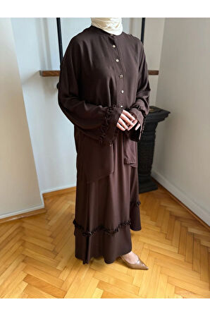 Belmando Oversize Alt Üst Takım 5092 acı kahve | FENDEL