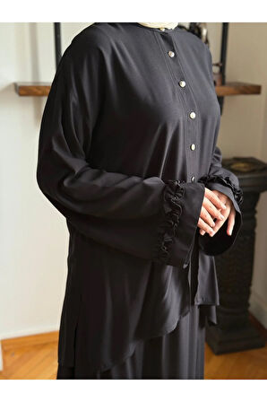 Belmando Oversize Alt Üst Takım 5092 siyah | FENDEL