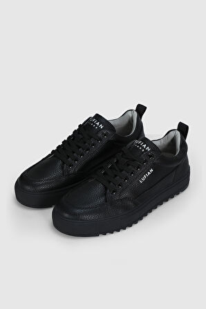 Phılıp Erkek Deri Sneaker Ayakkabı Siyah