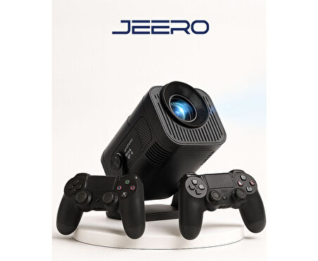 JEERO Oyunlu Projeksiyon Cihazı Android 2 Kollu -20.000 Oyun -Türkçe Menü