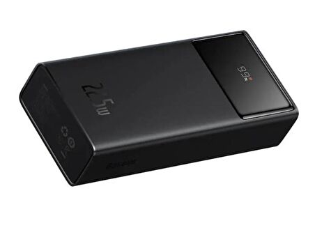 Baseus Super 22.5 W 30000 mAh Hızlı Şarj Powerbank Siyah 