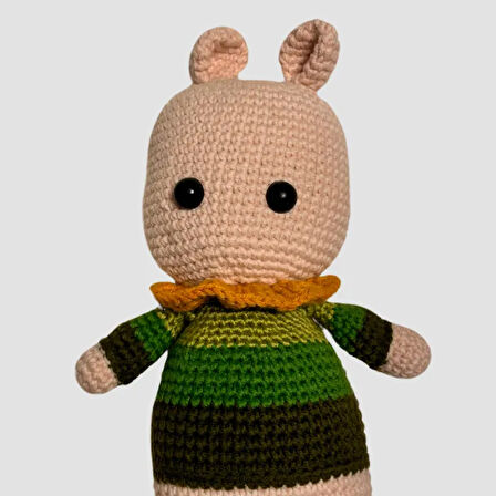 Uretti - gülnur 2184 - El Yapımı Amigurumi  Ayıcık 21cm - Krem