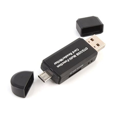 Micro USB Telefon Adaptörü Micro SD/SD Kart/USB Okuyucu Dönüştürücü