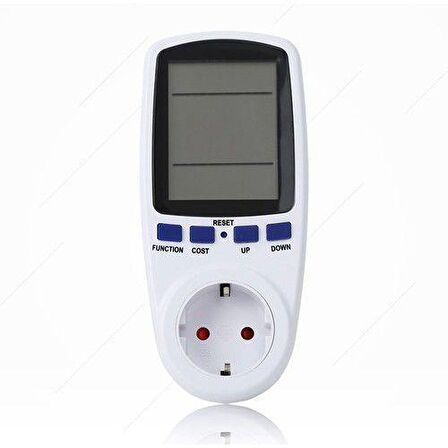 Enerji Sarfiyat Ölçer Watt Metre Elektrik Harcama Ölçer Priz Tipi 16A 3680W Enerji Sarfiyat Ölçer