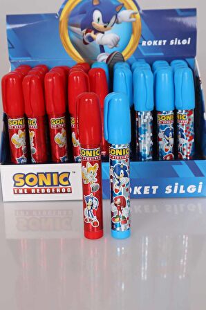 LİSANSLI SONIC MEKANİK ROKET SİLGİ 