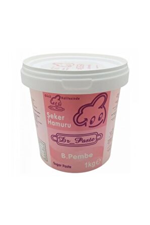 Dr Paste Şeker Hamuru 1 Kg - Bebe Pembe