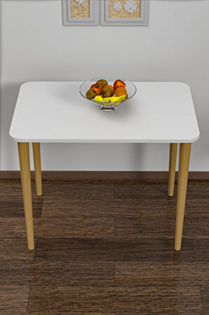 60x90 Cm Çalışma Bilgisayar Ofis Ders Yemek Masası Istanbul Desenli Metal Aparat 75 Cm Ahşap Ayaklı