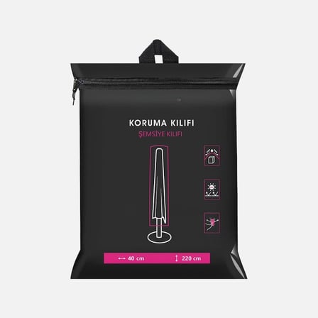 Nano PU Kaplama Şemsiye Koruma Örtüsü 220 cm x 40 cm
