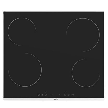 Ferre Spazio Ultra Sessiz Vitroseramik Elektrikli Ankastre Set (D080-SA + MS261 + QBL62CS )