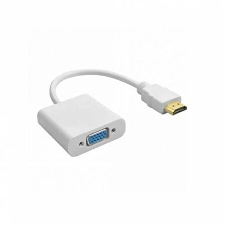 Hdmi to Vga Kablo Çevirici Dönüştürücü + 1,5 Metre Vga Kablosu