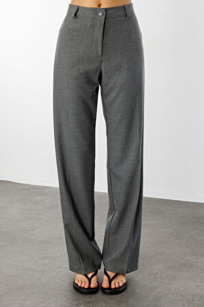  Kadın Yüksek Bel Wide Leg Kumaş Pantolon PANTOLON-004