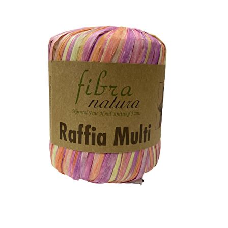 Himalaya Fibra Natura Raffia Multi - Rafya Şapka Çanta Kağıt İp