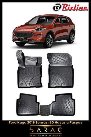 Rizline Ford Kuga 2024 Model 3D Havuzlu Paspas